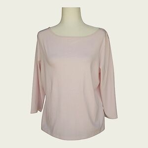 Talbots Chic Pink Long Sleeve Tee